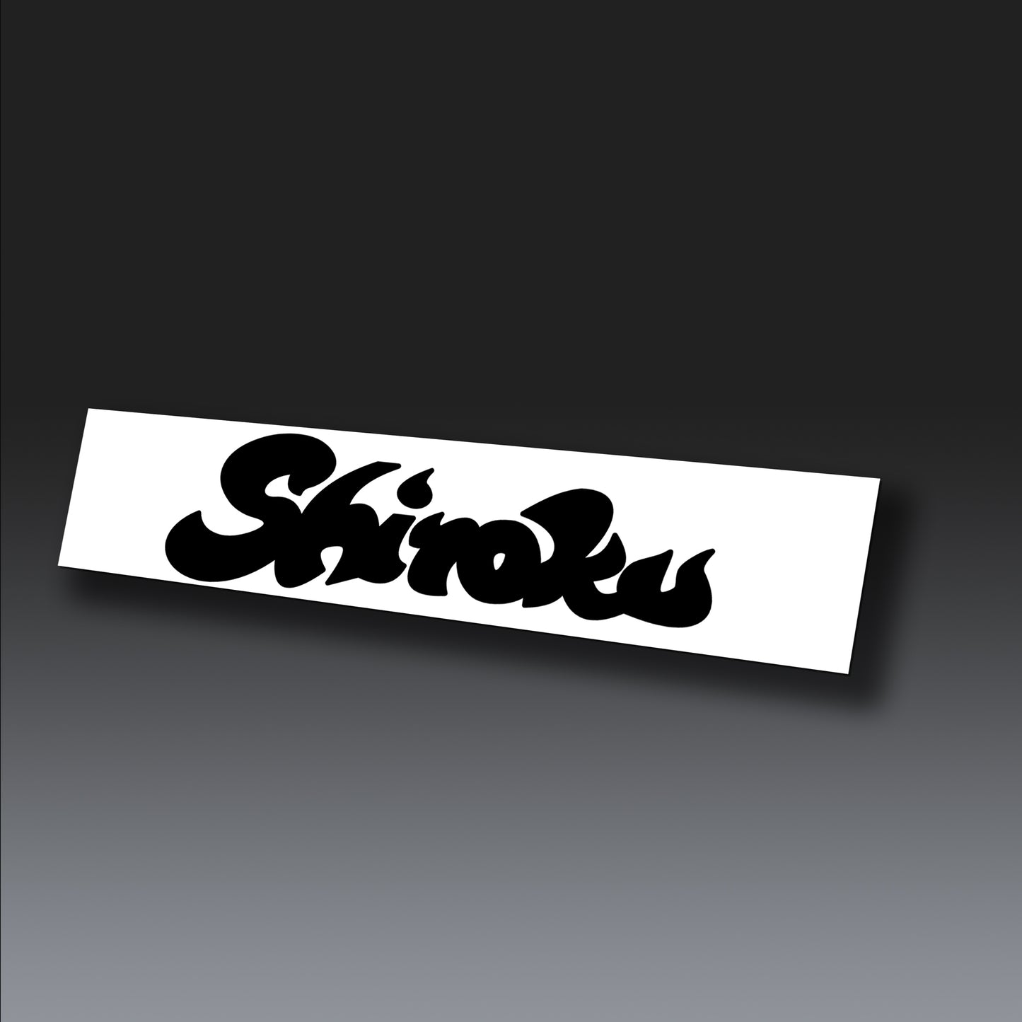 Full Script Small Decal (Black)