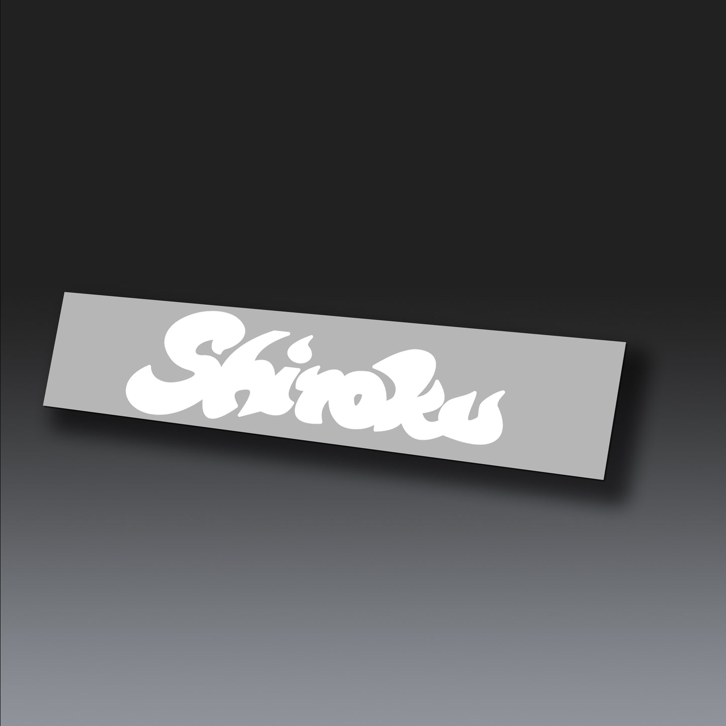 Full Script Small Decal (White)