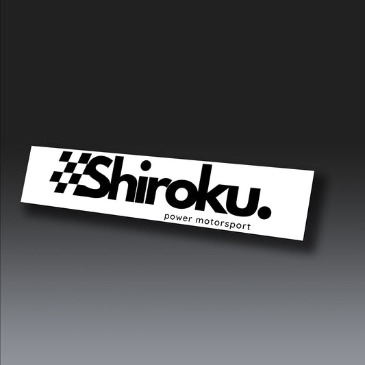 Shiroku Big Decal (Black)