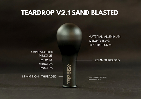 Teardrop V2.1 Sand Blasted (Gray)