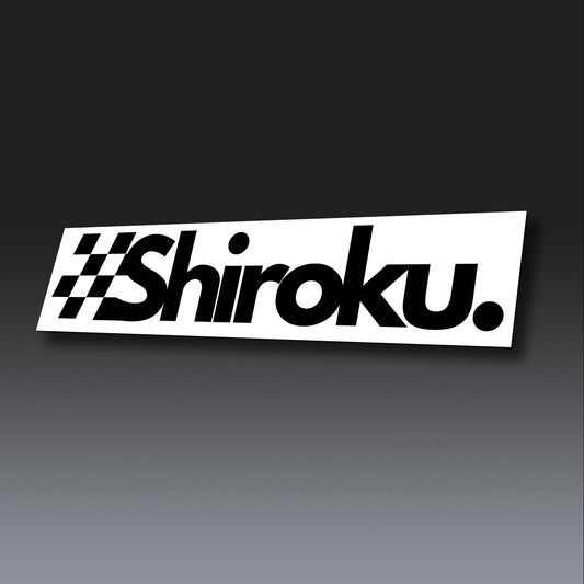 Shiroku Small Decal (Black)