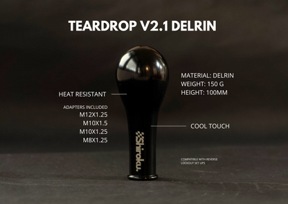 Teardrop V2.1 Delrin (Black)