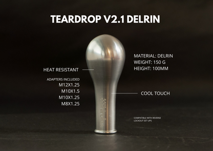 Teardrop V2.1 Delrin (Silver)